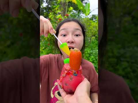 Thử thách nhắm mắt ăn kem CELANO , kẹo dưa hấu và ớt cay siêu ngon sự kết hợp hoàn hảo #shorts