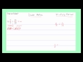 Comparing Fractions and Decimals