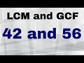 Finding LCM and GCF Concepts