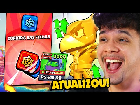 ATUALIZOUUUUU, GEMAS CARAS? CROW QUEBRADO? 🔥🔥 TUDO QUE CHEGOU HOJE!