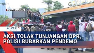 Terbaru! Massa Demo Coba Masuk Gedung DPR Lewat Gerbang Pancasila