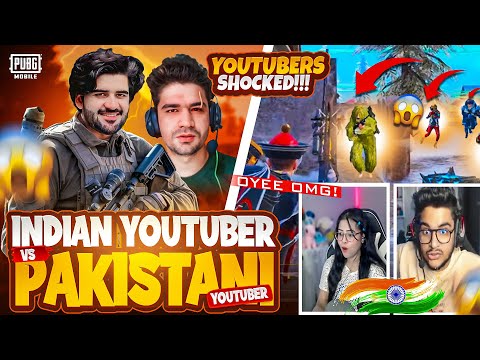 Indian YouTuber vs Pakistani YouTuber 😱 best reaction | PUBG mobile | rock Op