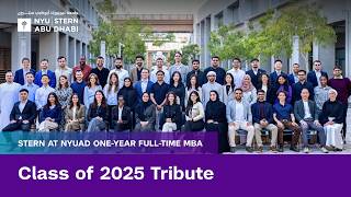 MBA Class of 2025 Tribute
