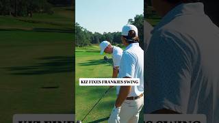 Kiz just blew Frankie’s mind (& had him STRIPING it) with this insanely simple tip 🤯 @thegrint_golf