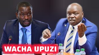 "KAA CHINI WACHA UJINGA" - ANGRY SIFUNA LECTURES CHERARGEI FOR SAYING TUTAM!!