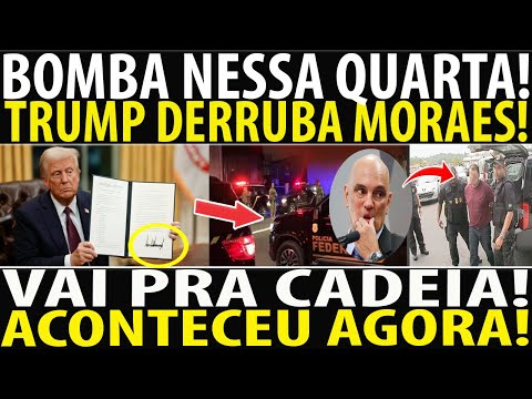 b0MBA! PEGARAM ELE- TRUMP DECIDE CONTRA MORAES NO STF! TRIBUNAL INTERNACIONAL MINISTRO VAI SER PRES0