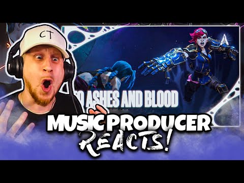 MUSIC PRODUCER REACTS to Woodkid - “To Ashes and Blood” (from ARCANE Season 2)