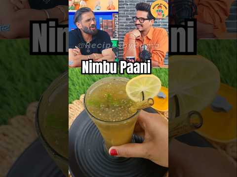 Sunil Shetty Viral Healthy Lemonade Recipe #shorts #sunilshetty #bhartisingh #nimbupani
