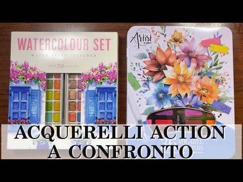 Acquerelli ACTION a confronto! Quali scegliete? ( recensione) Arte per Te