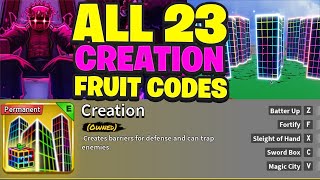 All 23 Red Event Creation Fruit Codes in Blox Fruits (Roblox)