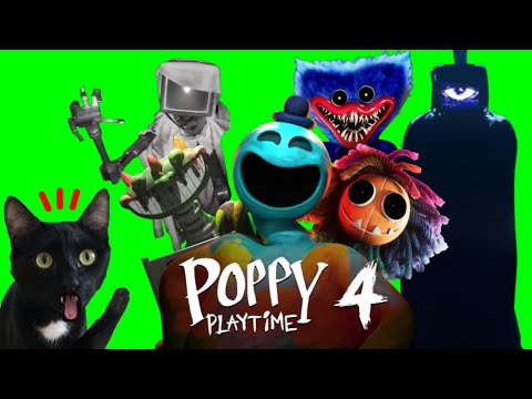 NUEVOS PERSONAJES DEL JUEGO POPPY PLAYTIME 4 / Jugando al capitulo 1 vs 2 vs 3 con Luna y Estrella