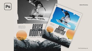 Simple Poster Design Inspiration tutorial in Adobe Photoshop