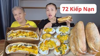 Bánh mì sốt gạch cua gây sốt cỏi mạng, đội mưa xếp hàng rong rắn lên mây cả 1h chỉ để mua  liệu đáng