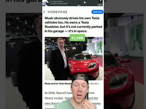 What's in Elon Musk's garage? #shorts