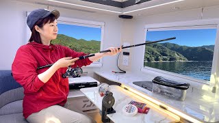 【釣り車中泊】軽キャンピングカーで漁港へ！いろいろと試練だった・・・