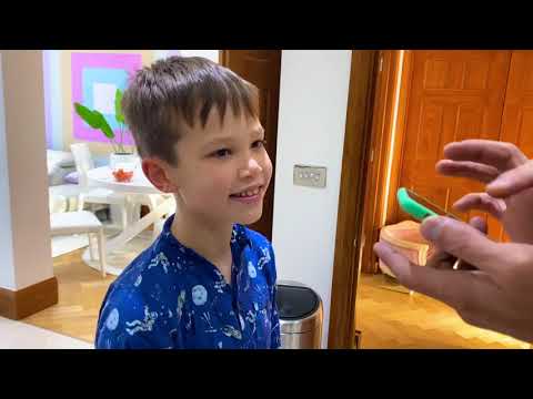 ВЛОГ Макс говорит на Французском - Катя на английском 24 часа
