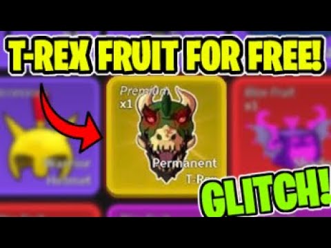 FREE T-REX FRUIT GLITCH IN BLOX FRUITS!