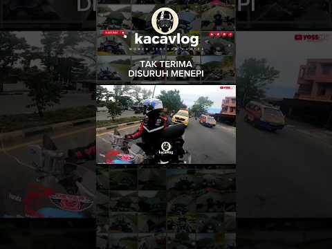 Tak Terima! Disuruh Menepi #motorcycle #motovlog #crash #actioncam #ambulance