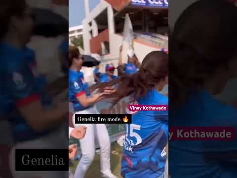 Genelia on fire ? #cheergirl #ipl #cricket #t20 #trending #dance #genilia #riteshdeshmukh