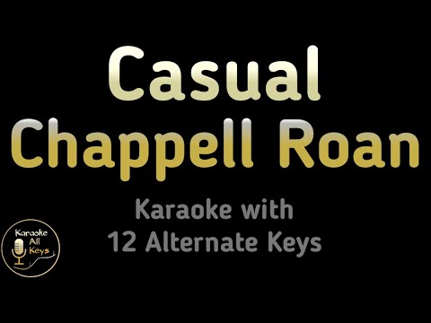 Chappell Roan – Casual Karaoke Instrumental Lower Higher Male & Original Key