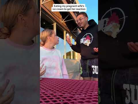 Snatching my girlfriend's food to get her reaction #funny #couple #food #prank #fyp #trend
