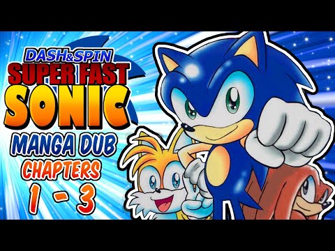 Sonic Dash and Spin Manga Comic Dub Chapters 1-3