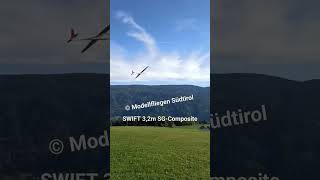 Flitschenstart SWIFT 3,2m von SG-Composite #segelfliegen #rc #modellflug #südtirol