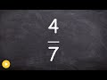 Converting Fractions to Decimals and Percents