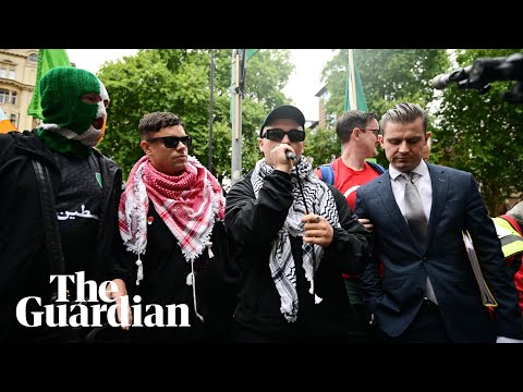 YouTube video thumbnail: Kneecap Tell Supporters 'Keep Talking About Palestine' as They Leave London Court