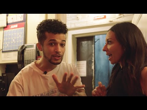 Doing the Can-Can with Jordan Fisher Backstage at Moulin Rouge! The Musical!