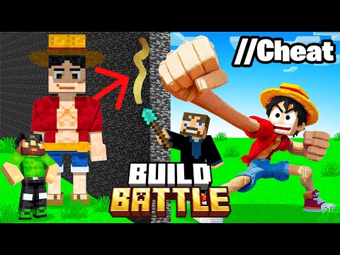 My FRIEND BRIBED AN ADMIN for //PASTE in Minecraft Build Battle