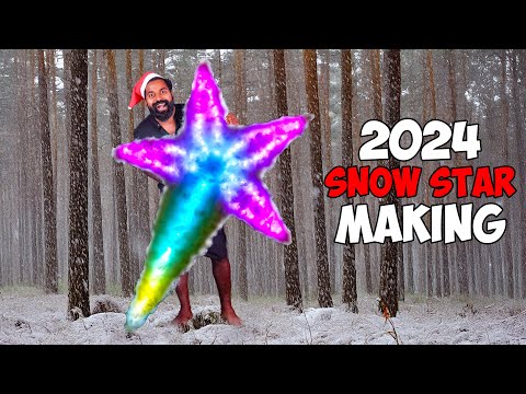 Snow Star Making With Cotton | മഞ്ഞു നക്ഷത്രം ഉണ്ടാക്കിയപ്പോൾM4 Tech |