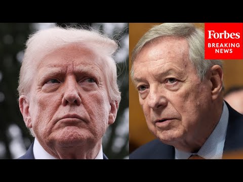 YouTube video thumbnail: Dick Durbin Warns Trump's Could Abuse Insurrection Act In 'Ways That Are Unimaginable'