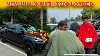 My Dream Combo: Hilux + Z900 | Gifting Sweets to Strangers ❤️🚗🏍️ | Leki Goswami Vlog