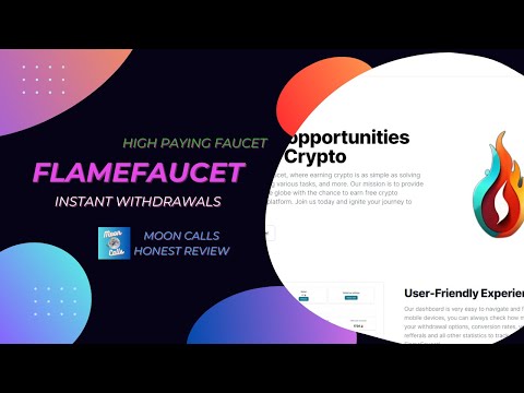 💧 FlameFaucet is a high paying Bitcoin faucet of 2024! 20000 Coins Giveaway!