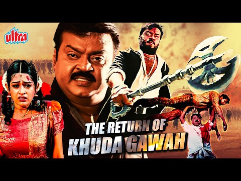 The Return Of Khuda Gawah - South Blockbuster Hindi Dubbed Action Movie - Vijayakanth, Flora Saini