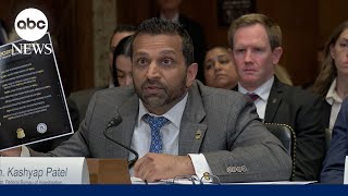 YouTube video thumbnail: FBI Director Grilled on Capitol Hill