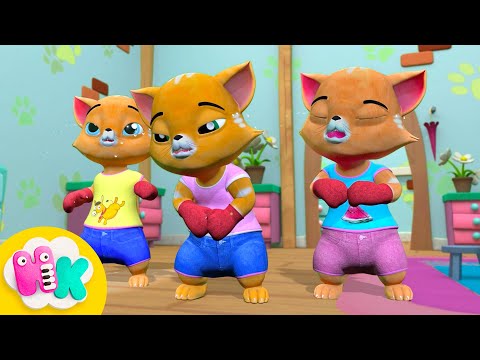 Trois Petits Chatons 😻 | HeyKids Comptines pour bébé | Animaj Kids