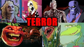 TOP:10 DIBUJOS ANIMADOS EXTRAÑOS Basados ​​en Películas de TERROR