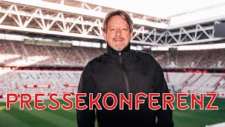 PRESSEKONFERENZ | Vorstellung von Sportvorstand Sven Mislintat | Fortuna Düsseldorf