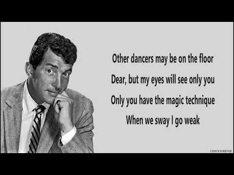 SWAY - Dean Martin 🎺 (Lyrics)