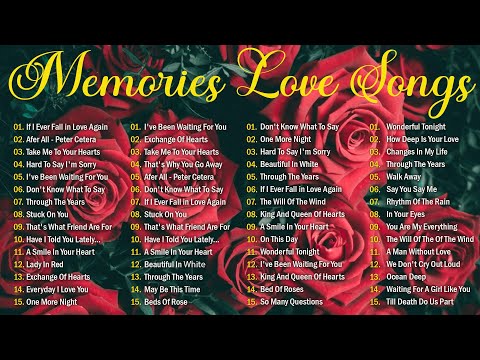 Best Romantic Love Songs of The 70s, 80s, & 90s 💦 Oldies But Goodies Sweet Memories / STUCK ON YOU