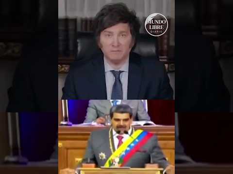 Milei Vs. Maduro: crece la tensión entre ambos mandatarios #milei #argentina #venezuela