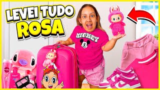 Maria Clara VIAJOU para a FESTA da família SÓ com a COR ROSA