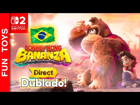 DUBLADO! Apresentação das surpresas e detalhes do Donkey Kong Bananza - Direct 18/jun/2025 PT-BR 🇧🇷