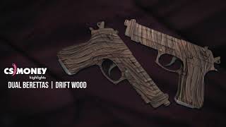 Dual Berettas Drift Wood Gameplay