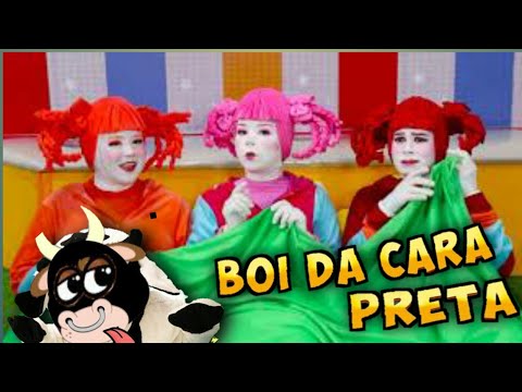 Bonecas da Pakaraka brincam com o Boi da Cara Preta no Parque
