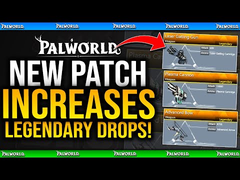 INSANE PATCH BUFFS LEGENDARY DROPS, Pal Buffs, Oil Rig Changes & Major Bug Fixes - Palworld Feybreak