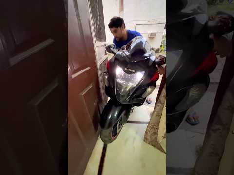 Dream Bike Hayabusa Chhote Darvaje Se Andar Kaise Jayegi😢🙏#shorts