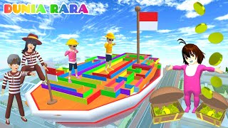 Baby Titan Celine Yuta Mio Ke Kapal Bajak Laut Raksasa Mencari Harta Karun Emas 💰🪙
